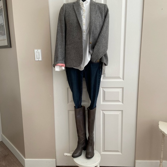 J. Crew Jackets & Blazers - Jcrew Campbell wool grey tweed blazer